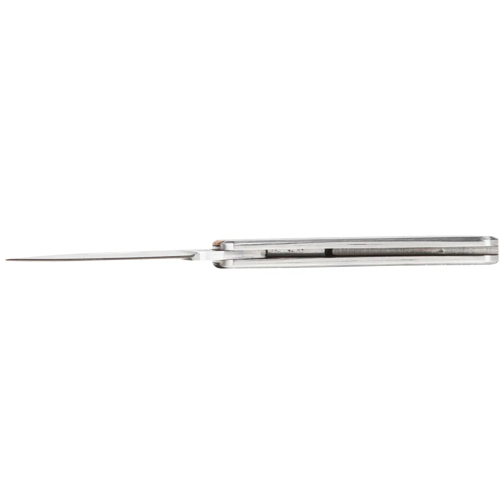 Navaja de bolsillo de acero inoxidable con cuchilla de acero de 4,1 cm